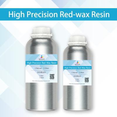 Molazon High precision resin with Red - wax, 1 kg